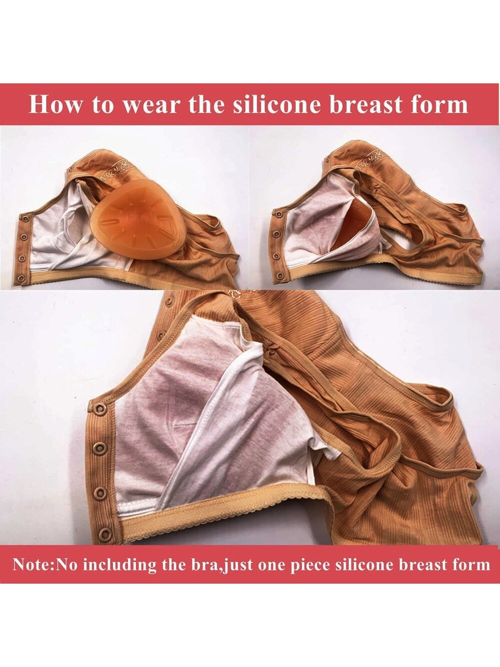 Yuewen 4th Generation Professional Style Silicone Breast Forms Cotton Fille…